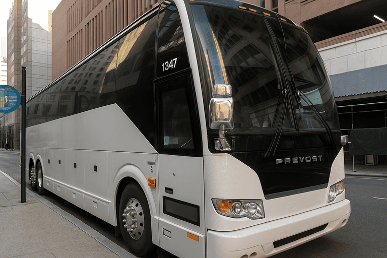 a Charter Bus Rental Melbourne coach bus